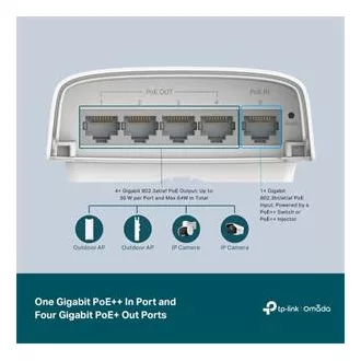 TP-Link SG2005P-PD Smart Switch, 4x GLan s PoE, 1x GLAN s PoE-in, 90W, Omada SDN TP-Link SG2005P-PD Smart Switch, 4x GLan s PoE, 1x GLAN s PoE-in, 90W, Omada SDN
