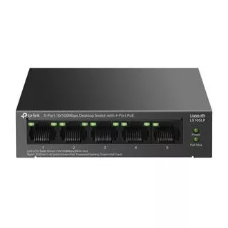 TP-Link LS105LP Switch 1x LAN, 4x LAN s PoE, 41W TP-Link LS105LP Switch 1x LAN, 4x LAN s PoE, 41W