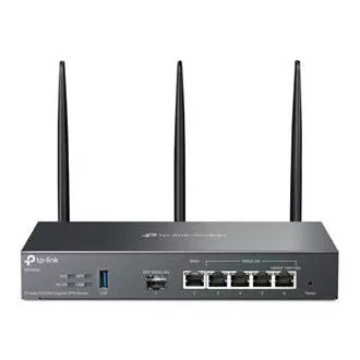 TP-Link ER706W - AX3000 Router VPN WiFi 6, 1x GWAN + 4x GWAN/LAN + 1x GWAN/LAN SFP, USB, Omada SDN