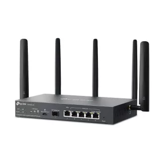 TP-Link ER706W-4G - AX3000 4G+ Cat6 LTE Wifi 6 Gigabitový VPN modem a router Omada TP-Link ER706W-4G - AX3000 4G+ Cat6 LTE Wifi 6 Gigabitový VPN modem a router Omada