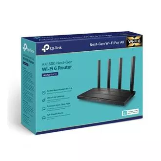 TP-Link Archer AX12 - AX1500 WiFi 6 router , 3 x GLAN, 1x GWAN, 2,4/5GHz , WPA3, MU-MIMO, Beamforming TP-Link Archer AX12 - AX1500 WiFi 6 router , 3 x GLAN, 1x GWAN, 2,4/5GHz , WPA3, MU-MIMO, Beamforming