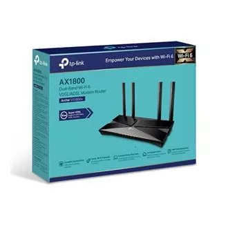 TP-Link Archer VX1800V - AX1800 Wi-Fi 6 VDSL/ADSL Modem a Router, USB 2.0 pro 3G/4G a Media, RJ-11 pro VoIP Telefon, Eas TP-Link Archer VX1800V - AX1800 Wi-Fi 6 VDSL/ADSL Modem a Router, USB 2.0 pro 3G/4G a Media, RJ-11 pro VoIP Telefon, Eas