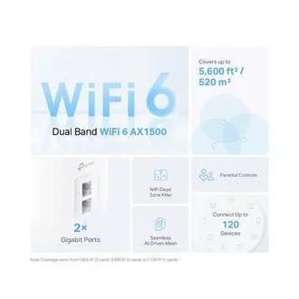 TP-Link Deco X10(1-pack) - AX1500 Meshový Wi-Fi 6 systém pro chytré domácnosti - Rodičovská kontrola - (1-pack) TP-Link Deco X10(1-pack) - AX1500 Meshový Wi-Fi 6 systém pro chytré domácnosti - Rodičovská kontrola - (1-pack)
