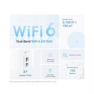 TP-Link Deco X10(2-pack) - AX1500 Meshový Wi-Fi 6 systém pro chytré domácnosti - Rodičovská kontrola - (2-pack) TP-Link Deco X10(2-pack) - AX1500 Meshový Wi-Fi 6 systém pro chytré domácnosti - Rodičovská kontrola - (2-pack)