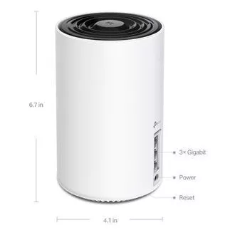 TP-Link Deco XE75 Pro(3-pack) - Multi-Gig 2,5 Gbps AXE5400 třípásmový Meshový Wi-Fi 6E systém, HomeShield (3-pack)