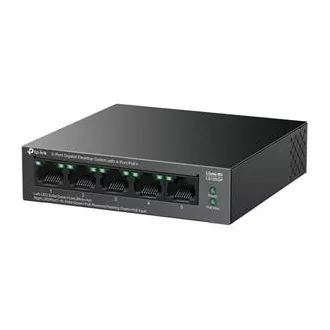 TP-Link LS105GP Switch 1x GLAN, 4x GLAN s PoE+, 65W