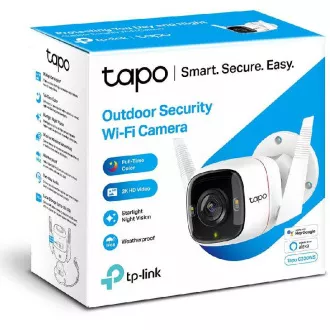 TP-LINK Tapo C320WS - Outdoor IP kamera s WiFi a LAN, 4MP(2560 × 1440), ONVIF, Starlight (Color Night Vision ) TP-LINK Tapo C320WS - Outdoor IP kamera s WiFi a LAN, 4MP(2560 × 1440), ONVIF, Starlight (Color Night Vision )