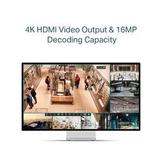 TP-LINK Záznamové zařízení VIGI NVR1104H-4P 4 kanálů, 4x Lan s PoE, 2x USB TP-LINK Záznamové zařízení VIGI NVR1104H-4P 4 kanálů, 4x Lan s PoE, 2x USB