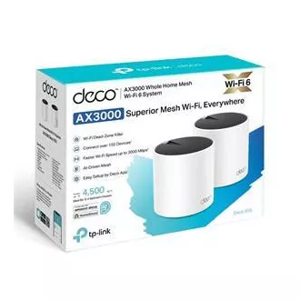 TP-Link Deco X55(2-pack) - AX3000 Wi-Fi 6 Mesh systém pro pokrytí celé domácnosti - HomeShield - (2-pack) TP-Link Deco X55(2-pack) - AX3000 Wi-Fi 6 Mesh systém pro pokrytí celé domácnosti - HomeShield - (2-pack)