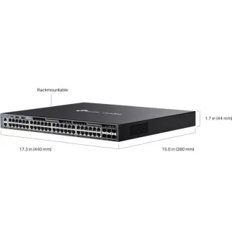 TP-Link SG6654X Omada 48-Port Gigabitový Stackable L3 Switch, 48 gigabitových RJ45 portů a 6× 10 Gbps SFP+ slotů TP-Link SG6654X Omada 48-Port Gigabitový Stackable L3 Switch, 48 gigabitových RJ45 portů a 6× 10 Gbps SFP+ slotů