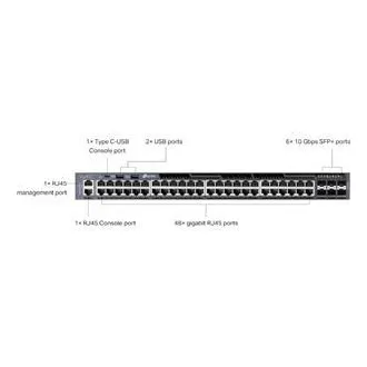TP-Link SG6654X Omada 48-Port Gigabitový Stackable L3 Switch, 48 gigabitových RJ45 portů a 6× 10 Gbps SFP+ slotů TP-Link SG6654X Omada 48-Port Gigabitový Stackable L3 Switch, 48 gigabitových RJ45 portů a 6× 10 Gbps SFP+ slotů