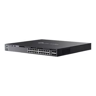 TP-Link SG6428X Omada 24 portový gigabitový RJ45 stackable L3 switch, 4×10 Gbps SFP+ sloty TP-Link SG6428X Omada 24 portový gigabitový RJ45 stackable L3 switch, 4×10 Gbps SFP+ sloty