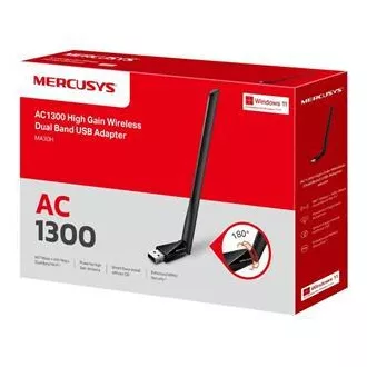 MERCUSYS MA30H - AC1300 Bezdrátový dvoupásmový USB adaptér - anténa, s vysokým ziskem MERCUSYS MA30H - AC1300 Bezdrátový dvoupásmový USB adaptér - anténa, s vysokým ziskem