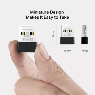 MERCUSYS MA20N - AC650 Bezdrátový dvoupásmový USB nano adaptér MERCUSYS MA20N - AC650 Bezdrátový dvoupásmový USB nano adaptér