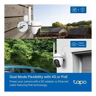 TP-Link Tapo C501GW - Venkovní 4G LTE otočná/naklápěcí kamera, LTE/LAN, 2MP (1920x1080) 122°, ONVIF