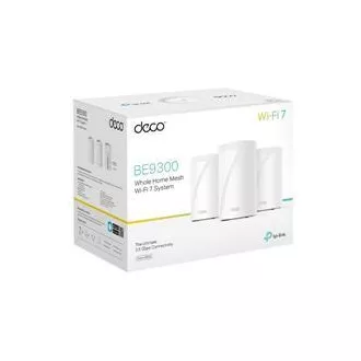 TP-Link Deco BE65(3-pack) BE9300 Třípásmový systém Mesh WiFi 7 pro celou domácnost, 4x 2.5GLAN, USB, 2,4/5/6GHz, HomeShi TP-Link Deco BE65(3-pack) BE9300 Třípásmový systém Mesh WiFi 7 pro celou domácnost, 4x 2.5GLAN, USB, 2,4/5/6GHz, HomeShi