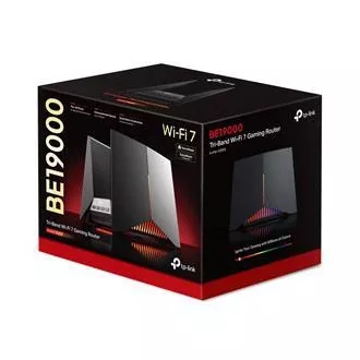 TP-Link Archer GE800 - BE19000, 1x10GLAN, 2x2,5GLAN, 4xLAN, 1x USB 3.0, Třípásmový herní Wi-Fi 7 router, HomeShiel™, EasyMesh™