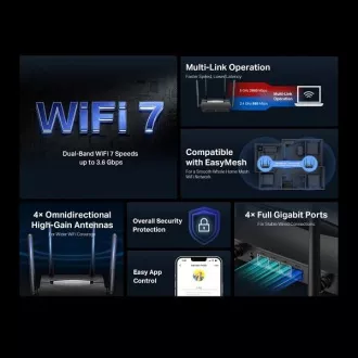 Mercusys MR25BE Dvoupásmový Wi-Fi 7 router BE3600 Mercusys MR25BE Dvoupásmový Wi-Fi 7 router BE3600