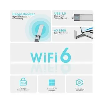 TP-Link Archer TX20UH - Bezdrátový USB adaptér AX1800 s vysokým ziskem TP-Link Archer TX20UH - Bezdrátový USB adaptér AX1800 s vysokým ziskem