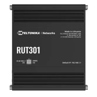 Teltonika INDUSTRIAL ETHERNET ROUTER - RUT301 Teltonika INDUSTRIAL ETHERNET ROUTER - RUT301