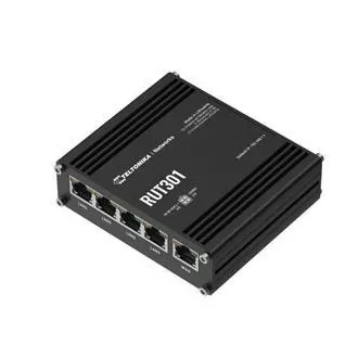 Teltonika INDUSTRIAL ETHERNET ROUTER - RUT301 Teltonika INDUSTRIAL ETHERNET ROUTER - RUT301