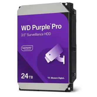 WD PURPLE PRO WD241PURP 24TB, SATA III 3.5", 512MB 7200RPM, 287MB/s, CMR WD PURPLE PRO WD241PURP 24TB, SATA III 3.5", 512MB 7200RPM, 287MB/s, CMR