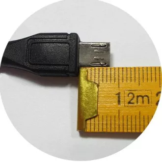 Kabel micro USB 2.0, A-B 1,8m s delším konektorem Kabel micro USB 2.0, A-B 1,8m s delším konektorem