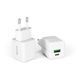 Epico UltraBoost GaN 20W síťový adaptér EA20 - bílá