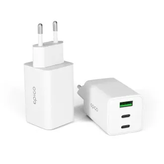 Epico UltraBoost GaN 65W síťový adaptér EA65 - bílá Epico UltraBoost GaN 65W síťový adaptér EA65 - bílá