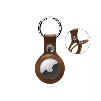Epico TechGrain Case for AirTag - hnědá Epico TechGrain Case for AirTag - hnědá