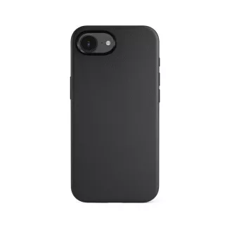 Epico Mag+ kožený kryt iPhone 16e/17e černá