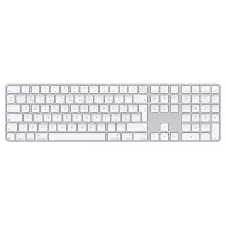 Apple Magic Keyboard Numeric Touch ID/Bezdrátová Bluetooth/SK layout/Bílá Apple Magic Keyboard Numeric Touch ID/Bezdrátová Bluetooth/SK layout/Bílá