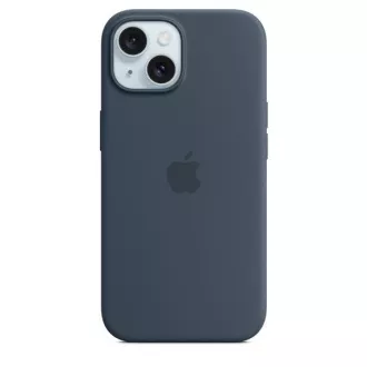 iPhone 15 Silicone Case with MagSafe - Storm Blue iPhone 15 Silicone Case with MagSafe - Storm Blue