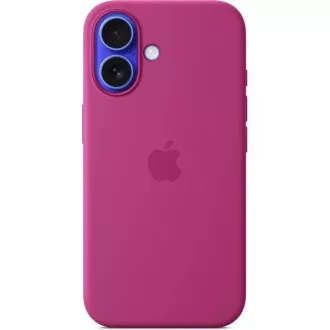 iPhone 16 Silicone Case with MS - Fuchsia iPhone 16 Silicone Case with MS - Fuchsia