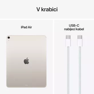 Apple iPad Air 13"/(M3) Wi-Fi + Cellular/12,9"/2732x2048/8GB/512GB/iPadOS18/Starlight Apple iPad Air 13"/(M3) Wi-Fi + Cellular/12,9"/2732x2048/8GB/512GB/iPadOS18/Starlight