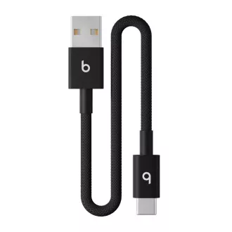 Beats USB-A / USB-C Woven Cable (20cm)- Bolt Black Beats USB-A / USB-C Woven Cable (20cm)- Bolt Black