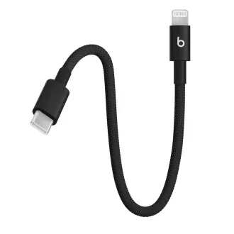 Beats USB-C/Lightning Woven Cable(20cm)-Bolt Black Beats USB-C/Lightning Woven Cable(20cm)-Bolt Black