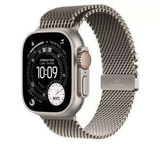 Watch Acc/49/Natural Titanium Milanese Loop - M