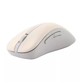 ASUS Wireless Mouse MD102/Kancelářská/Optická/Pro praváky/1 600 DPI/USB+BT/Béžová