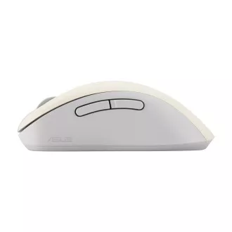 ASUS Wireless Mouse MD102/Kancelářská/Optická/Pro praváky/1 600 DPI/USB+BT/Béžová