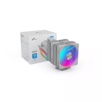 FSP Chladič CPU MP7-WA Dual, 120mm FDB Fan, White FSP Chladič CPU MP7-WA Dual, 120mm FDB Fan, White
