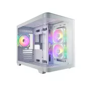 FSP S380-WA/Micro ATX/Transpar./Bílá