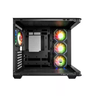 FSP M580-BA/Midi Tower/Transpar./Černá