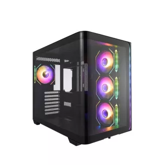 FSP M580-BP/Midi Tower/Transpar./Černá FSP M580-BP/Midi Tower/Transpar./Černá