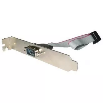 Gembird DB9 serial port receptacle on bracket Gembird DB9 serial port receptacle on bracket