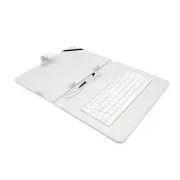 AIREN AiTab Leather Case 4 with USB Keyboard 10" WHITE (CZ/SK/DE/UK/US.. layout)