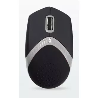 AMEI AM-M101S/Ergonomická/Optická/1 600 DPI/Drátová USB/Černá-stříbrná AMEI AM-M101S/Ergonomická/Optická/1 600 DPI/Drátová USB/Černá-stříbrná