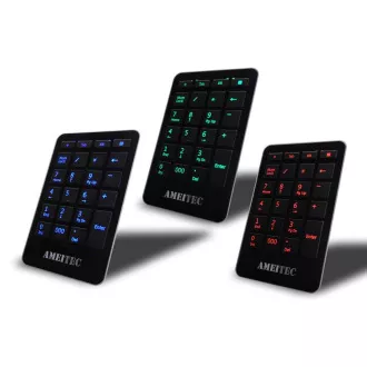 AMEI Keyboard AM-KN101G Professional Letter Green Illuminated digital keypad AMEI Keyboard AM-KN101G Professional Letter Green Illuminated digital keypad