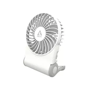 ARCTIC Summair 2Go (White) - Rechargeable Pocket Fan with Stand (74 hours of battery life and variab ARCTIC Summair 2Go (White) - Rechargeable Pocket Fan with Stand (74 hours of battery life and variab