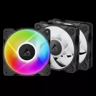ARCTIC P12 Pro A-RGB (3 Pack) - 120mm A-RGB PWM ventilátor s rozdělovačem kabelů ARCTIC P12 Pro A-RGB (3 Pack) - 120mm A-RGB PWM ventilátor s rozdělovačem kabelů